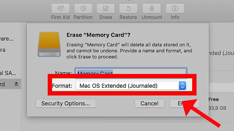  Nhấn vào vùng Format.